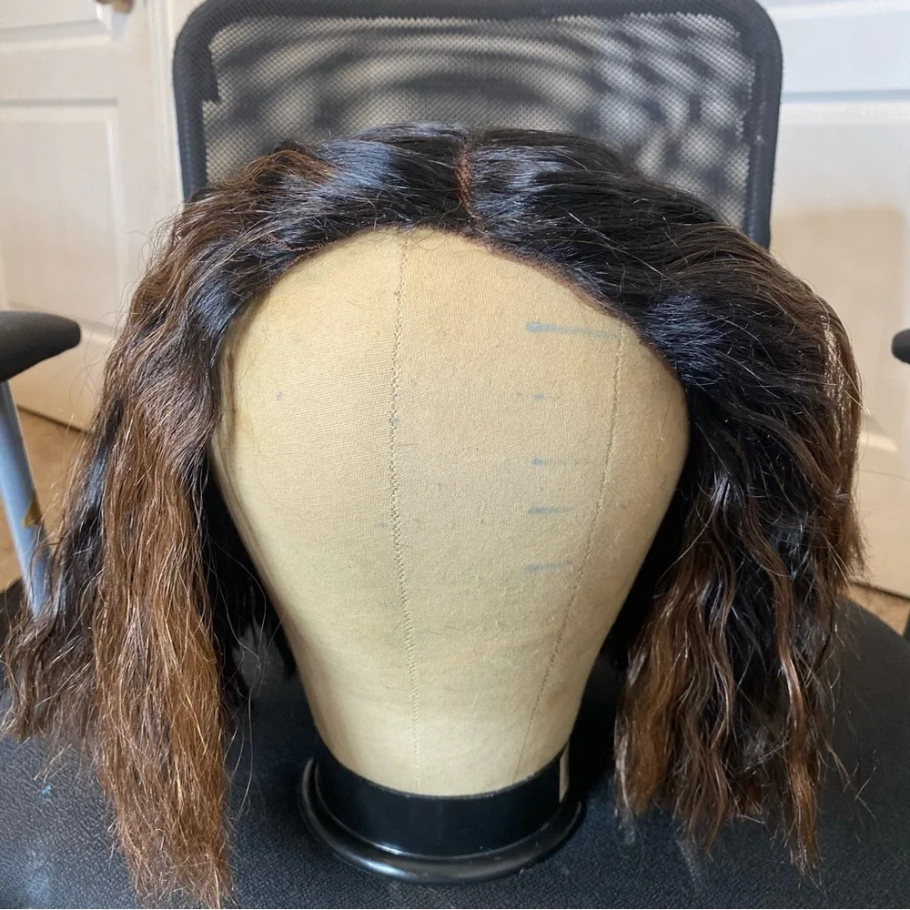 Used Shake n go brown & black bob wig - Picture 9 of 11